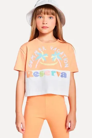 Reserva Camiseta Menina Silk Summer Vacation