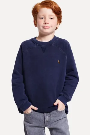 Reserva Casaco Mini Moletom Nuvem Jeans