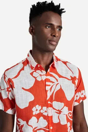 Reserva Camisa Mc Estampada Hibisco Mahalo Hame