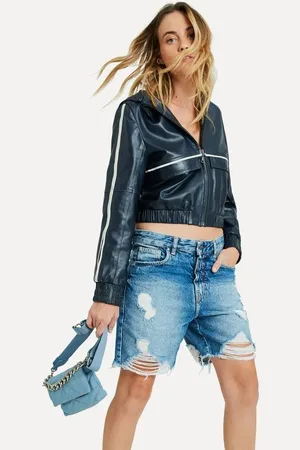 Reversa Bermuda Jeans Destroyed
