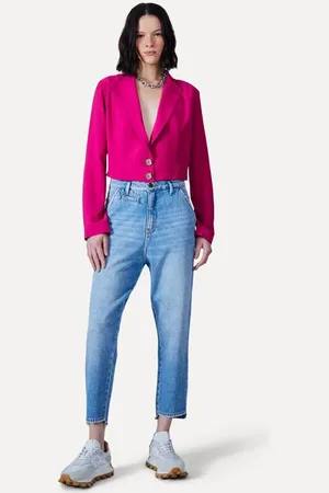 Reversa Calca Jeans Mommy Tina High
