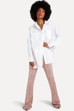 Reversa Camisa Over Paper Glam