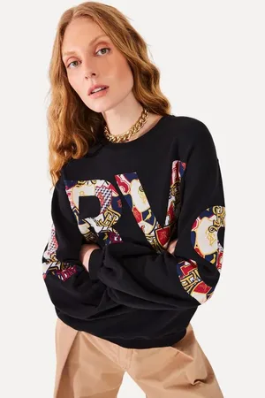 Reversa Blusa Moletom Estampa Patch