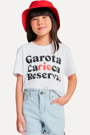 Reserva Camiseta Menina Silk Garota Carioca
