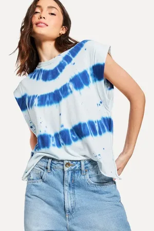 Reversa CAMISETA MALHA TIE DIE SEM MANGA