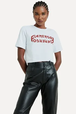 Reversa Camiseta Cropped Flamengo