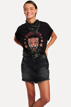 Reversa SAIA JEANS HIGH BLACK