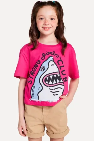 Reserva Camiseta Menina Silk Strong Girls