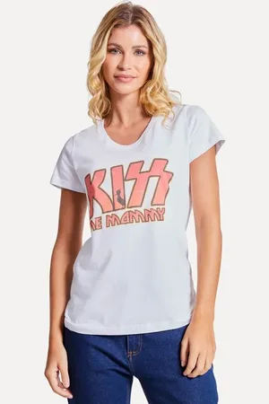 Reversa Camiseta Adulto Kiss Me Mommy