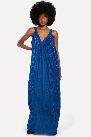 Reversa Vestido Longo Paisley