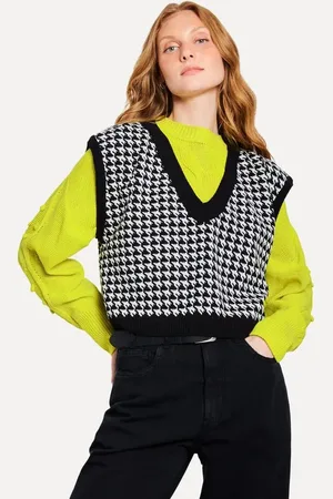 Reversa Colete Tricot Canelado
