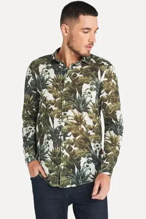 Reserva Camisa Ml Estampada Green Matsu