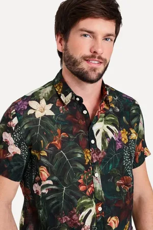 Reserva Camisa Mc Estampada Jardim Botanico