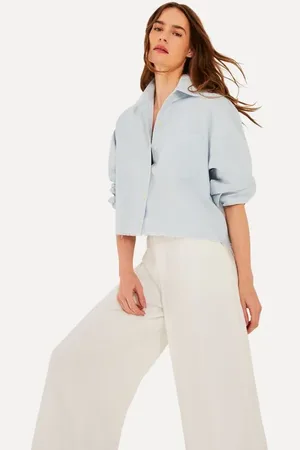 Reversa Camisa Basica Cropped