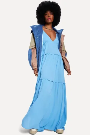Reversa VESTIDO LONGO LISO