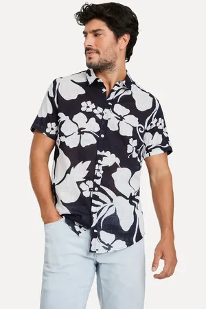 Reserva Camisa Mc Estampada Hibisco Mahalo Hame