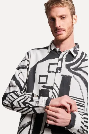 Reserva Camisa Estampada Ml Atlantico