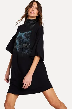 Reversa Vestido Malha Pantera