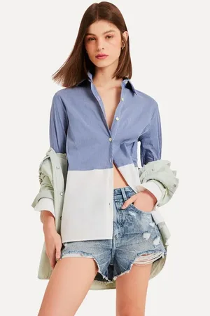 Reversa Camisa Tricoline Listras