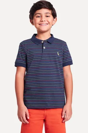 Reserva Polo Mini Malha Listra Fluor