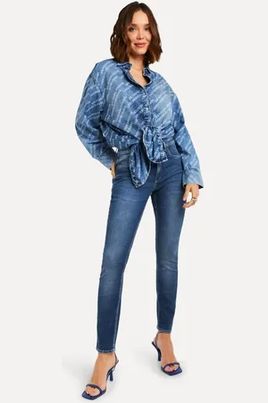Reversa Calca Skinny Regular Basic Blue