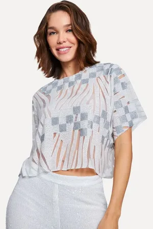 Reversa BLUSA MALHA BRILHO ZEBRA