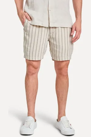 Reserva Bermuda Casual Linho Listrado