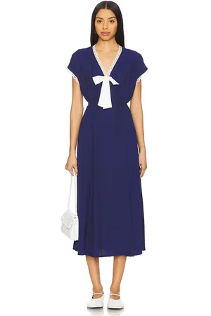Sleeper MIDI-KLEID BOW SATIN in . Size M, S, XS.