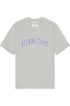 Reigning Champ Midweight Jersey Collegiate T-Shirt in . Size M, S, XL/1X.