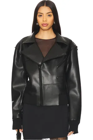 Norma Kamali Mini Moto Jacket in . Size M, S, XS.