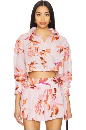 ROCOCO SAND Crop Shirt in . Size M, S, XL, XS, XXS.