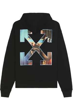 OFF-WHITE HOODIE BARBER ARROW ZIP SKATE in . Size M, S, XL/1X.