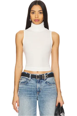 AllSaints ÄRMELLOSES OBERTEIL MIT ROLLKRAGEN BEC in . Size 2, 4, 6.