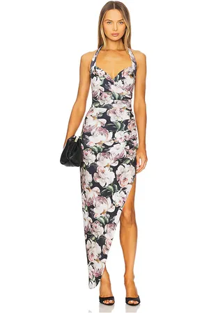 Norma Kamali Cayla Side Drape Gown in .