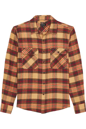 Brixton Bowery Flannel Shirt in . Size M, S, XL/1X.