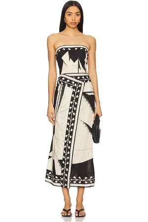 JOHANNA ORTIZ MAXIKLEID SAILBOATS PONTOON AFTERNOON in . Size 4.