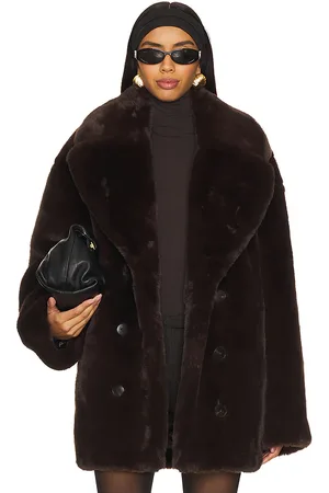 Lovers And Friends Wainscott Faux Fur Jacket in . Size M.