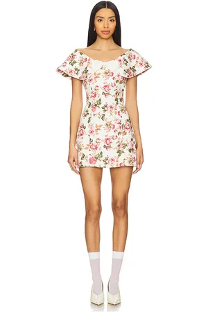 Tanner Fletcher MINIKLEID GRETCHEN WIDE NECK in . Size 1/S, 2/M, 3/L.
