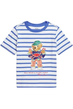 Ralph Lauren T-SHIRT MIT MOTIV NOVELTY BEAR in . Size 4, 5.