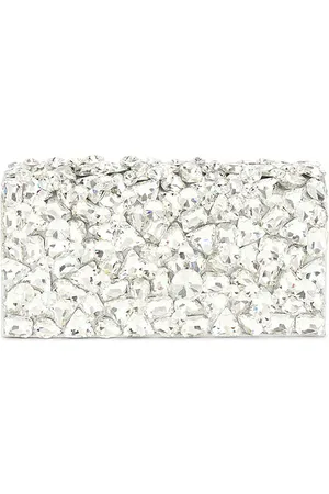 Olga Berg Renata Crystal Encrusted Clutch in .