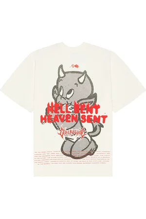 Civil Regime Hell Bent Heaven Sent Oversized Tee in . Size M, S.