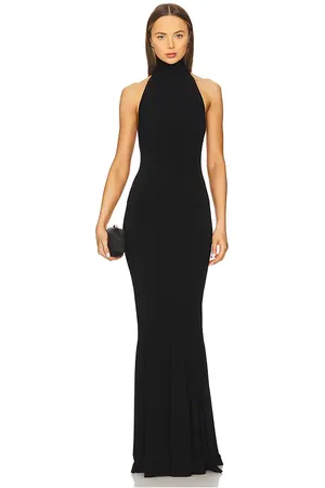 Norma Kamali Halter Fishtail Gown in . Size S, XS.