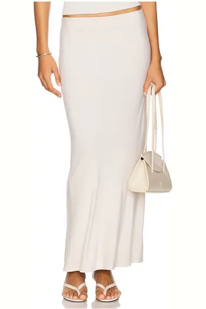 ENZA COSTA Silk Knit Bias Skirt in . Size S.
