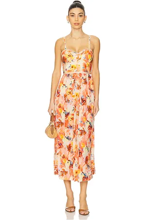 ULLA JOHNSON MIDI-KLEID ELIZA in . Size 6.