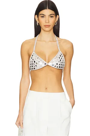 Nue Studio Mirror Triangle Bra in . Size M, S.