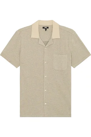 Paige Oliver Short Sleeve Shirt in . Size M, S, XL.