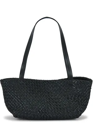 St Agni Petit Woven Trapeze Bag in .