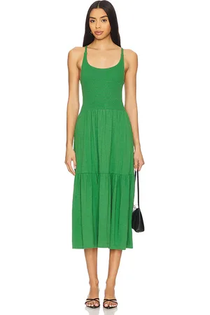Nation LTD Penelope Cross Back Midi Dress in . Size M.