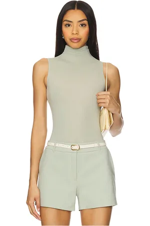 Commando Ballet Mockneck Sleeveless Bodysuit in .
