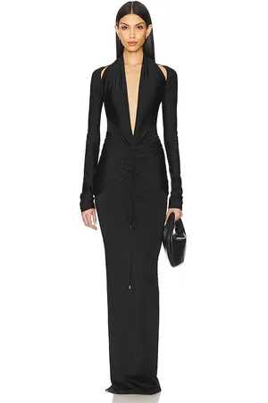 LAQUAN SMITH Deep Plunge Gown in . Size XS.